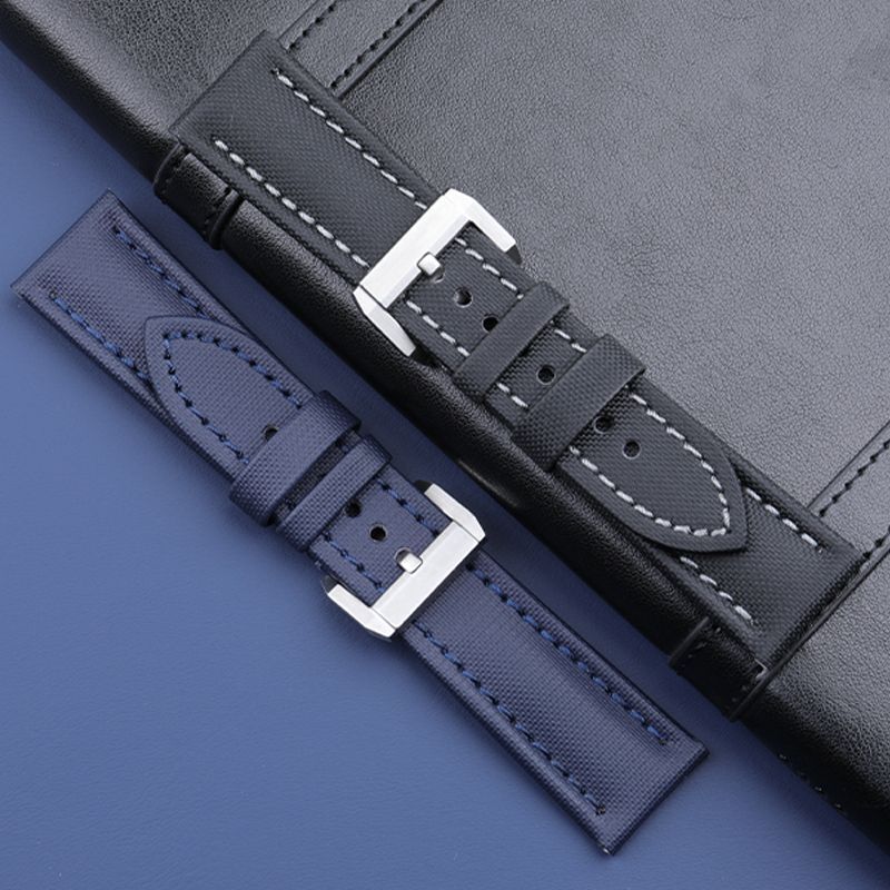 Fit for Blancpain Fifty Fathoms Watch 5000 5015 23mm Nylon Canvas Strap