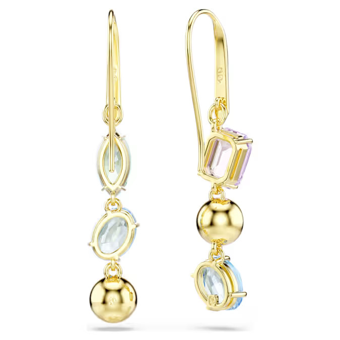 Swarovski Gema drop earrings Mixed cut