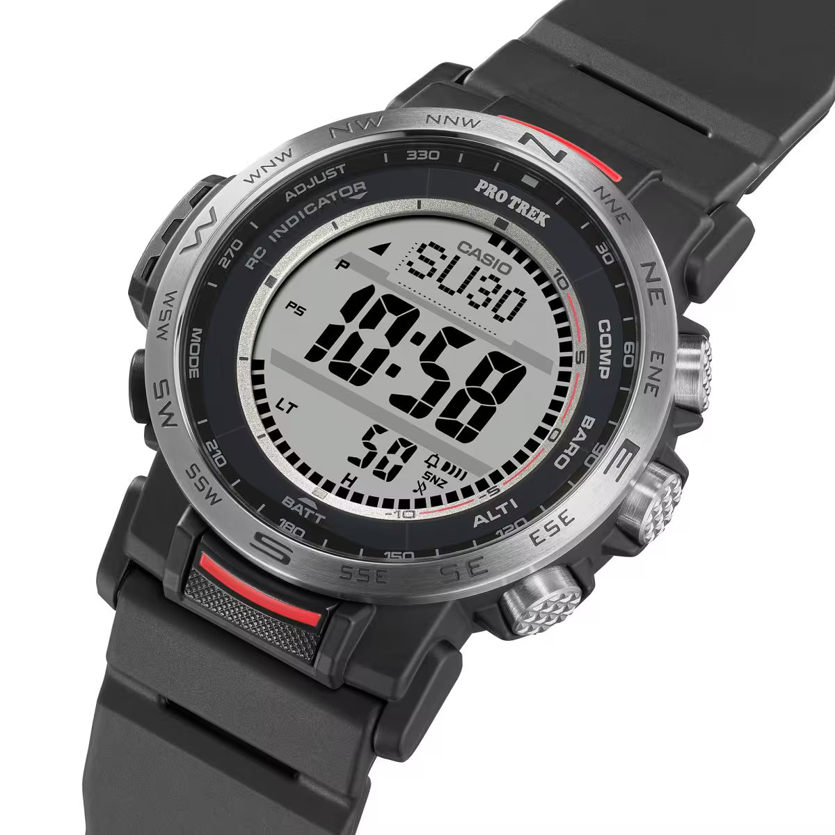 Casio Pro Trek PRW-35-1A Tough Solar Multi Band 6 Triple Sensor Watch New