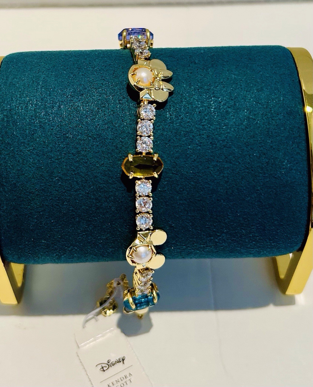 Kendra Scott Disney Mickey & Minnie Mouse Gemstone Bracelet, SOLD OUT & Rare
