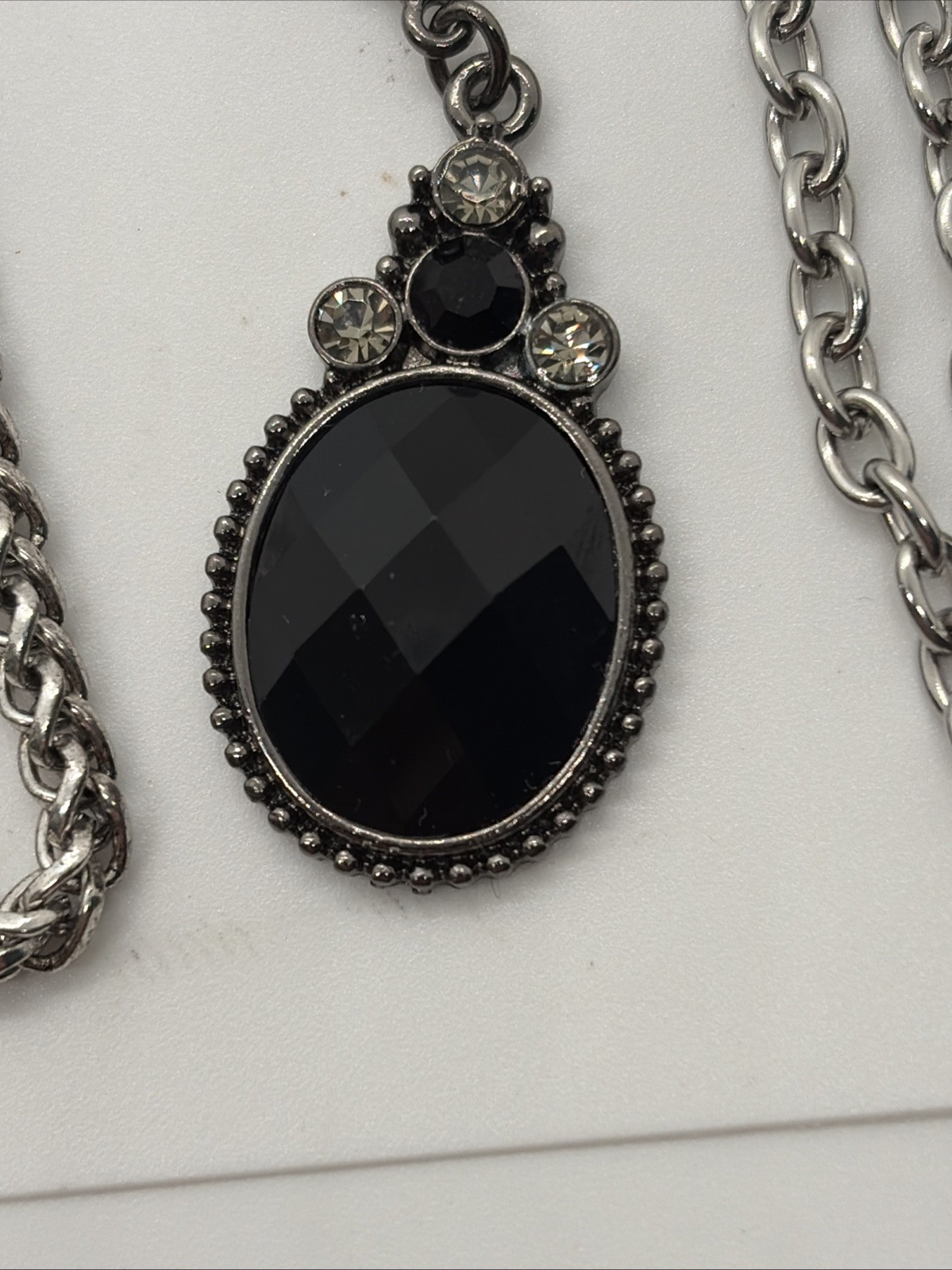 12 Silver Colored Necklaces #11