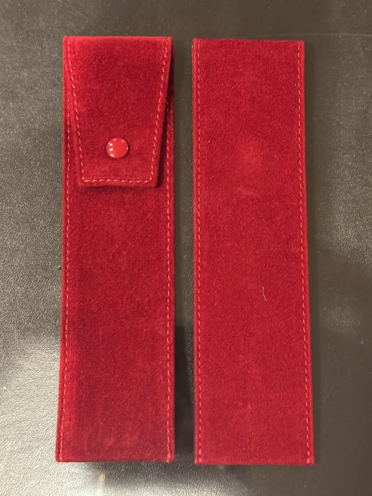 Cartier Suede Storage Pouch for WatchStrap/Bracelet, etc – 6 5/8″ by 1 3/4″, New