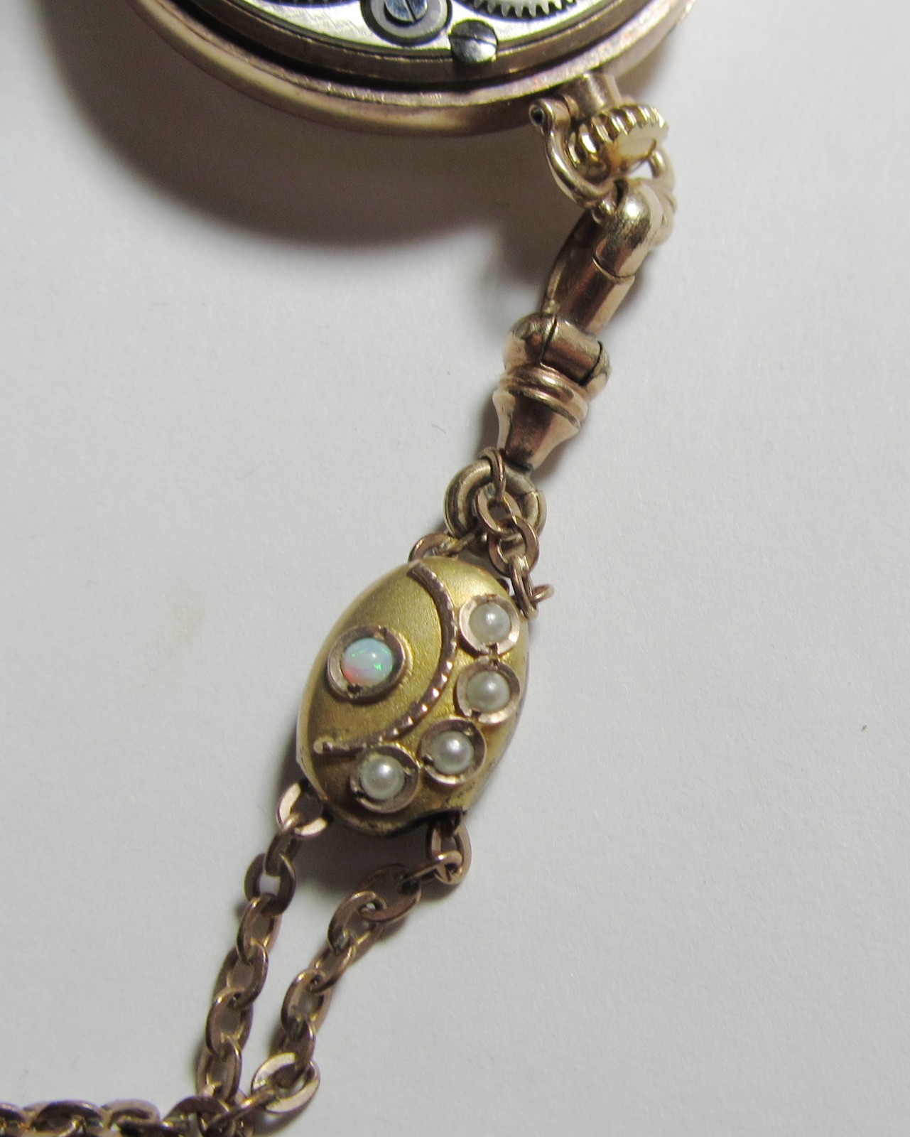 Antique Elgin Ladies Pocket or Pendant Watch Excellent with Chain
