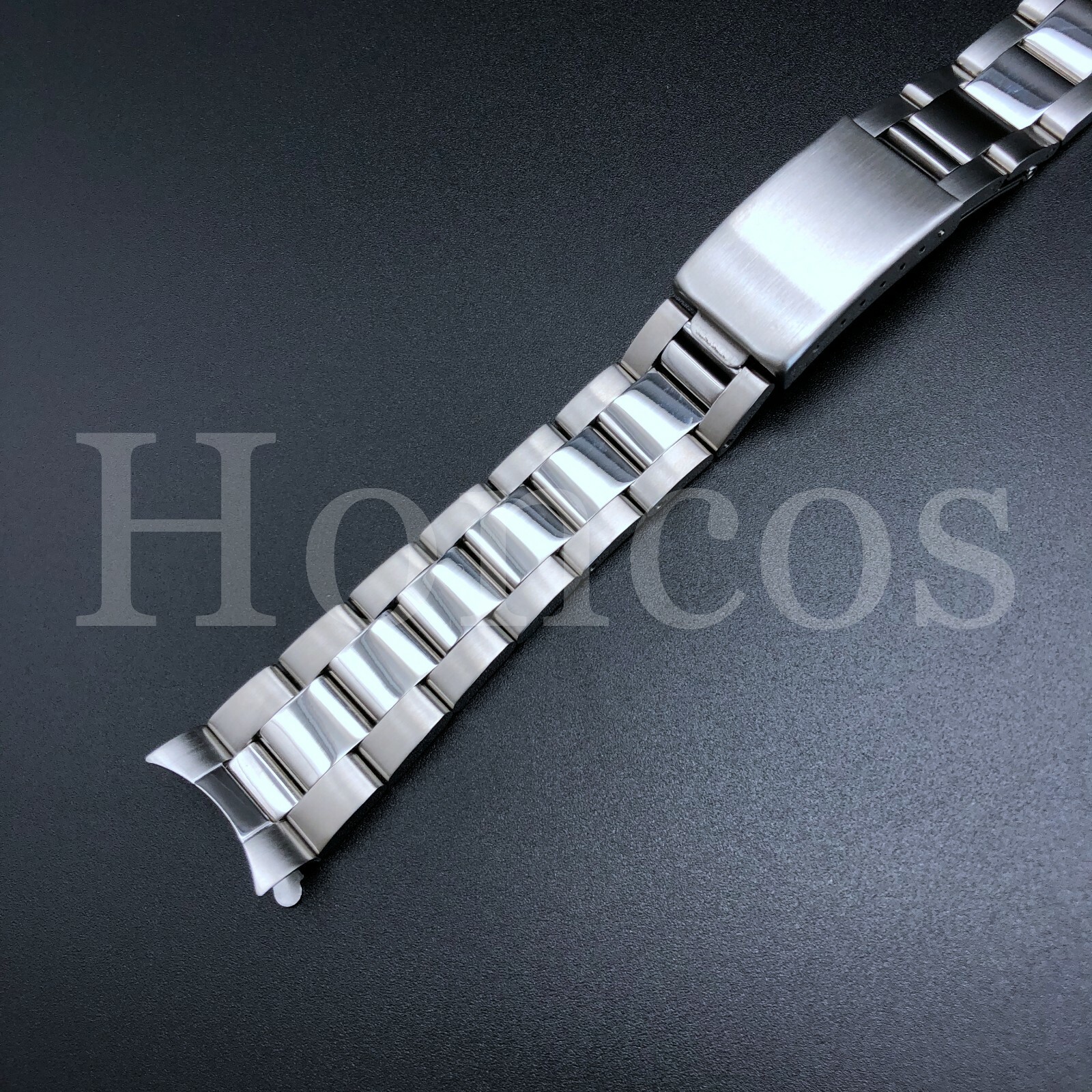 19MM OYSTER WATCH BAND BRACELET FITS FOR ROLEX AIR KING 1500 5500 STAINLESS SIL