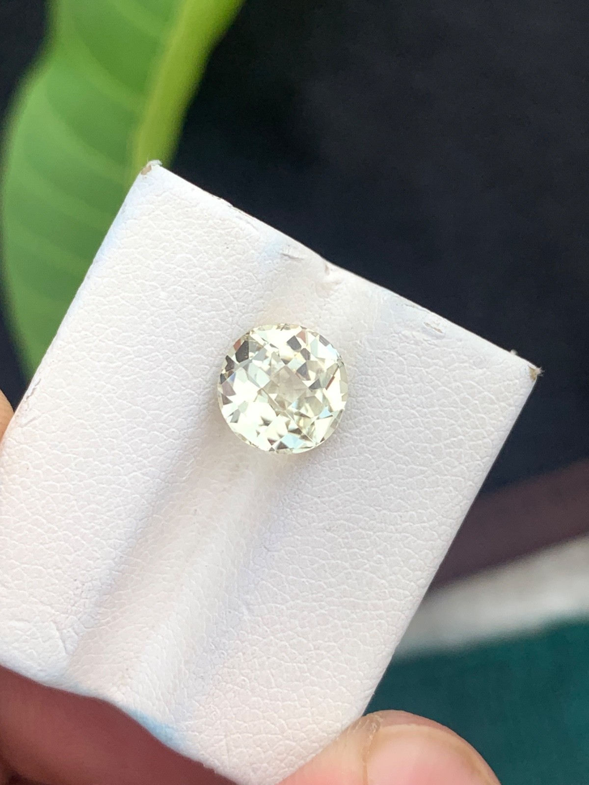 2.80 Ct Natural yellow kunzite round shape Loose Gemstone from Afghanistan”