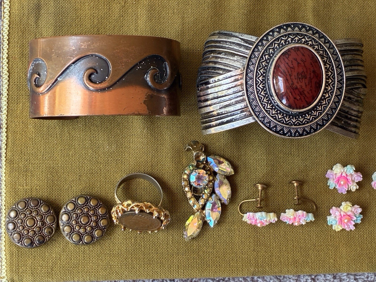 JEWELRY PIECES OF MANY ASST. AGES TYPES, SIZES & FOR MULTIPLE USES~MOST VGC~NICE
