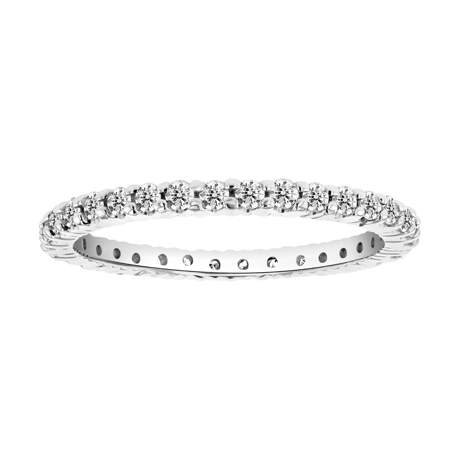 NEW 0.50ctw Shared Prong Natural Diamond Eternity Ring 14k Gold