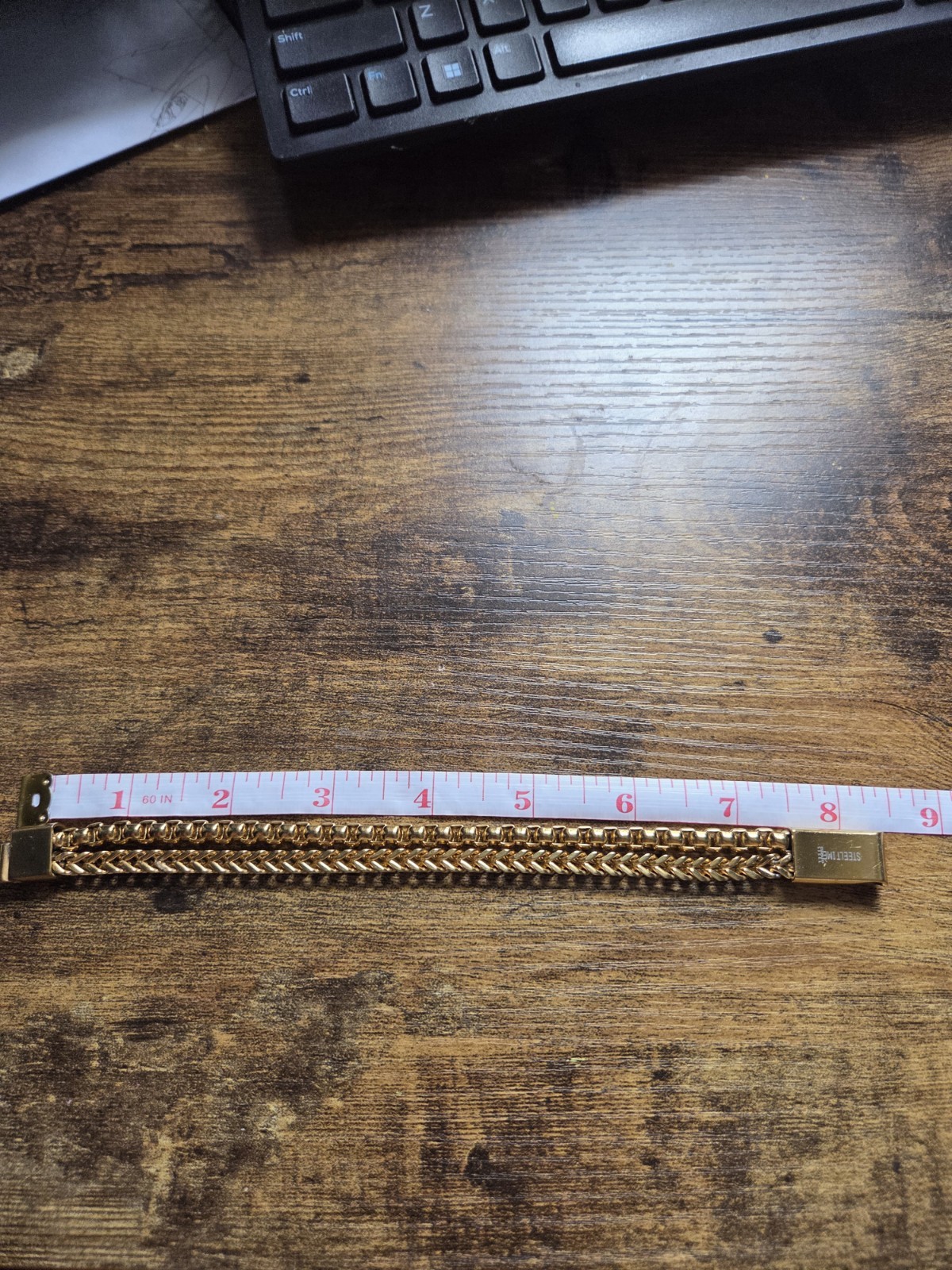 Mens stainless steel bracelet