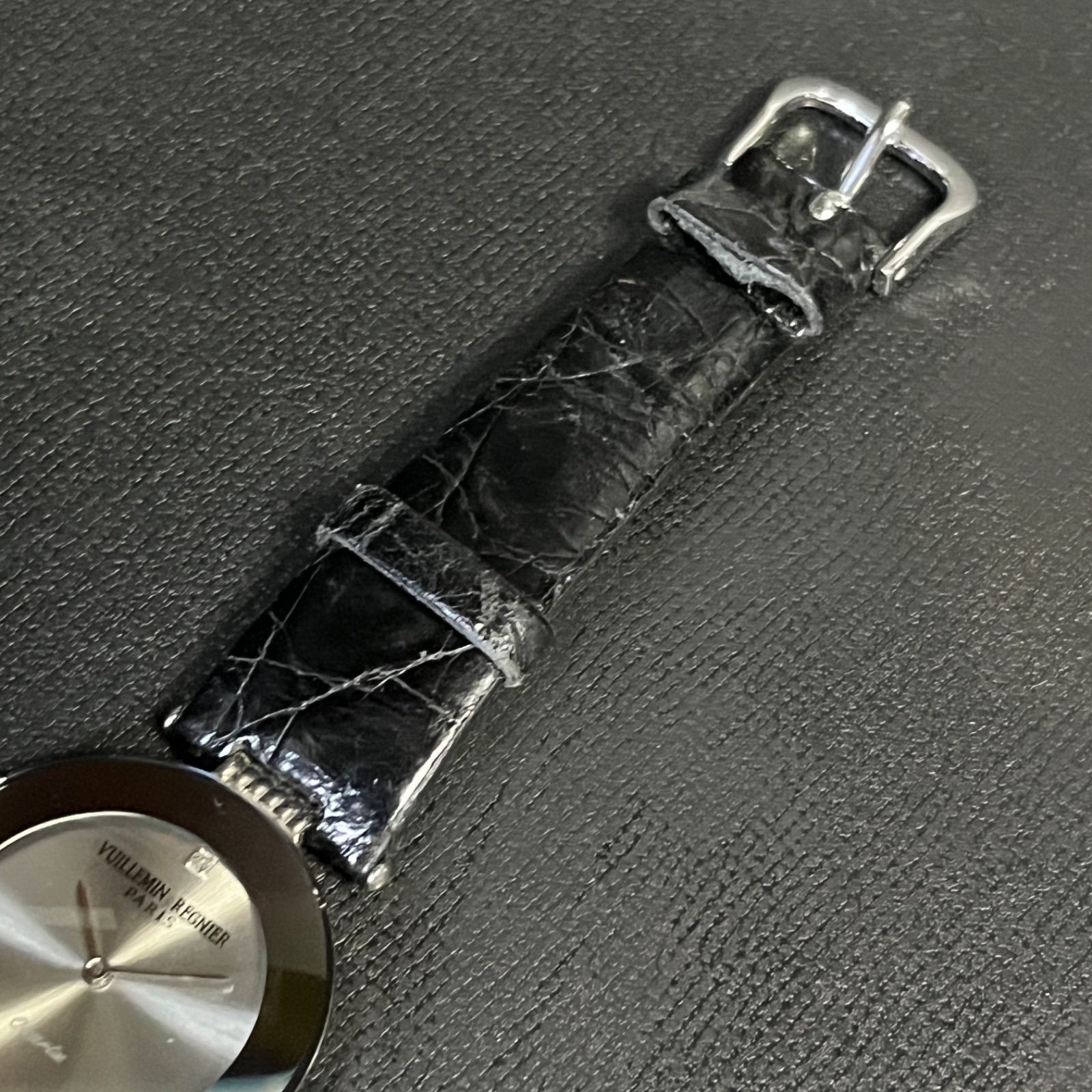 Working Vuillemin Regnier Women’s Watch Silver Black G 2228 Function Checked