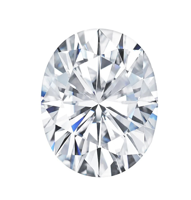 Loose CVD Lab-Grown Diamond 6 x 8 mm Oval – D Color – Clarity IF Certified