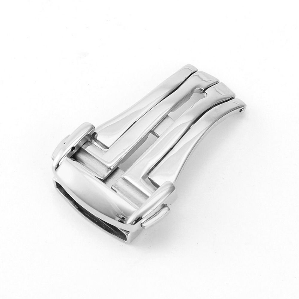 Metal Watch Buckle Folding Stainless Steel Deployment Clasp 16-20mm Bands Tools