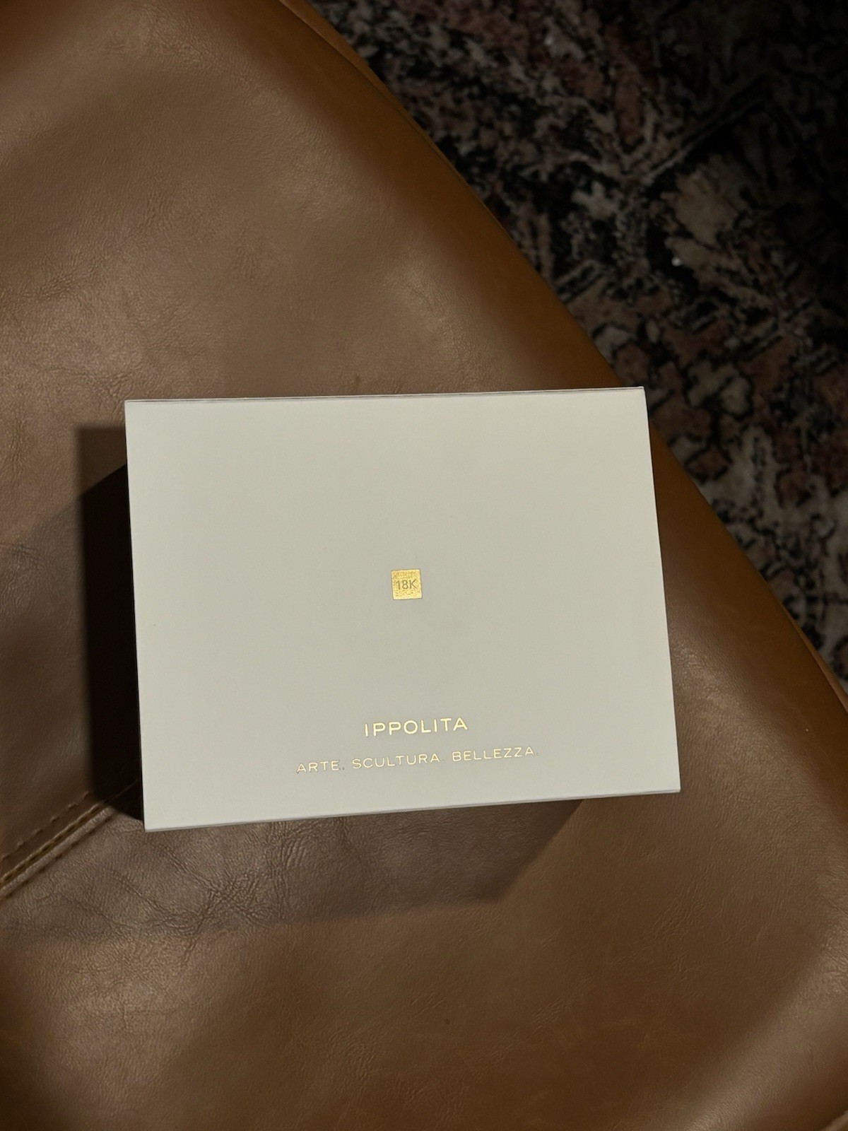 IPPOLITA Black Lined Double Sided Jewelry Gift Box w/ Drawstring Pouch –