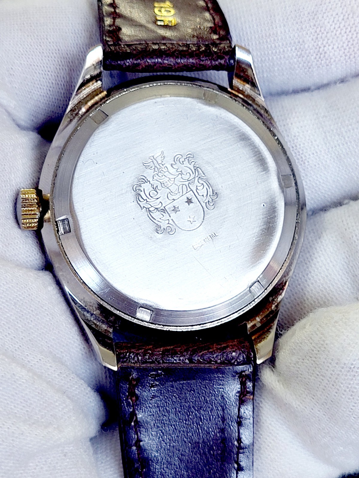 Bolivia Electra 21 Datomatic Men’s Watch 37mm Sunburst Dial Vintage Mechanical
