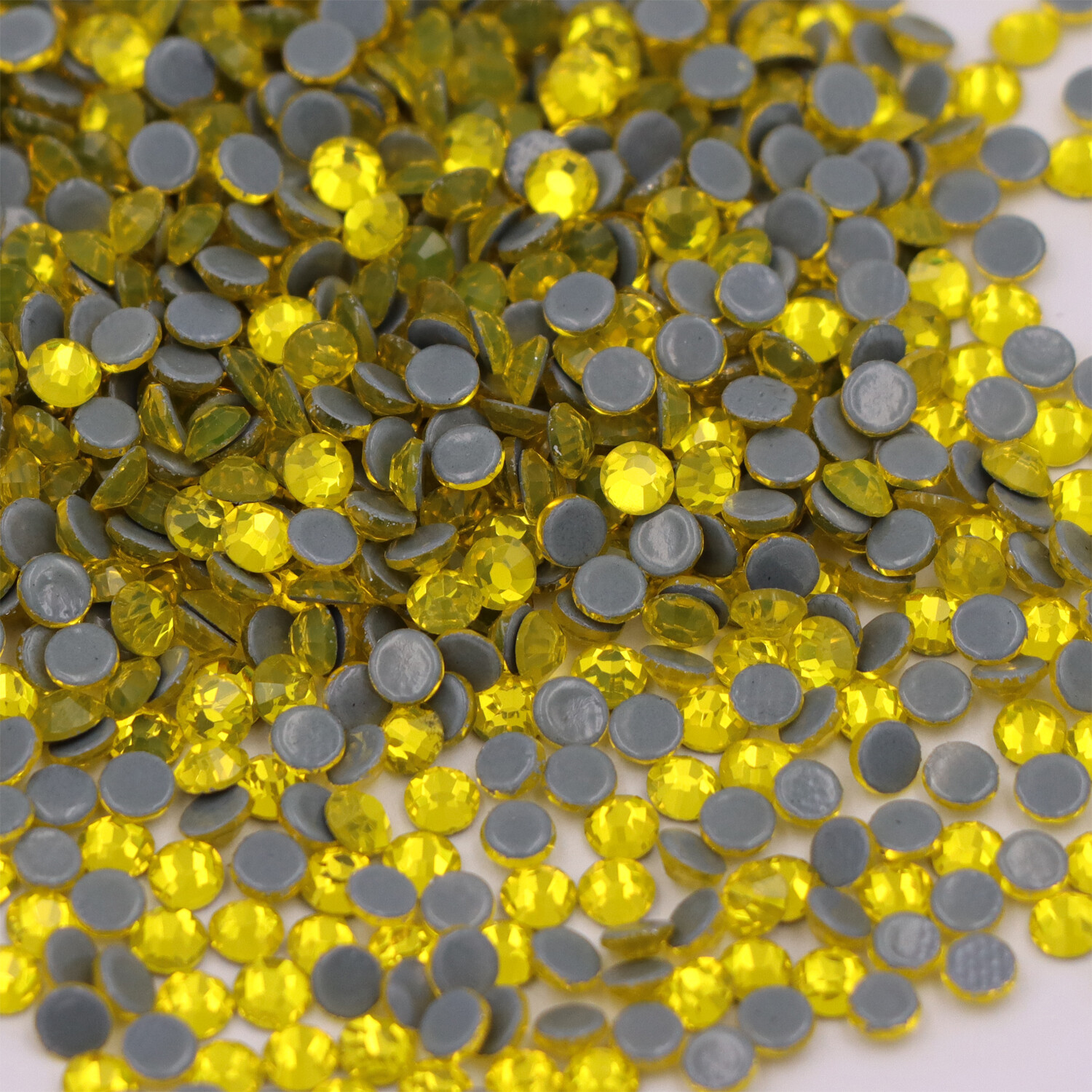 Crystal AB Hot Fix Rhinestone Glitter Strass Iron On Stones For Fabric Garment