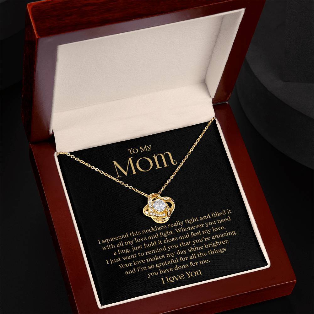 My Mom Necklace, Gift From Daughter Son, Mom Jewelry Birthday Mother’s Day Gifts