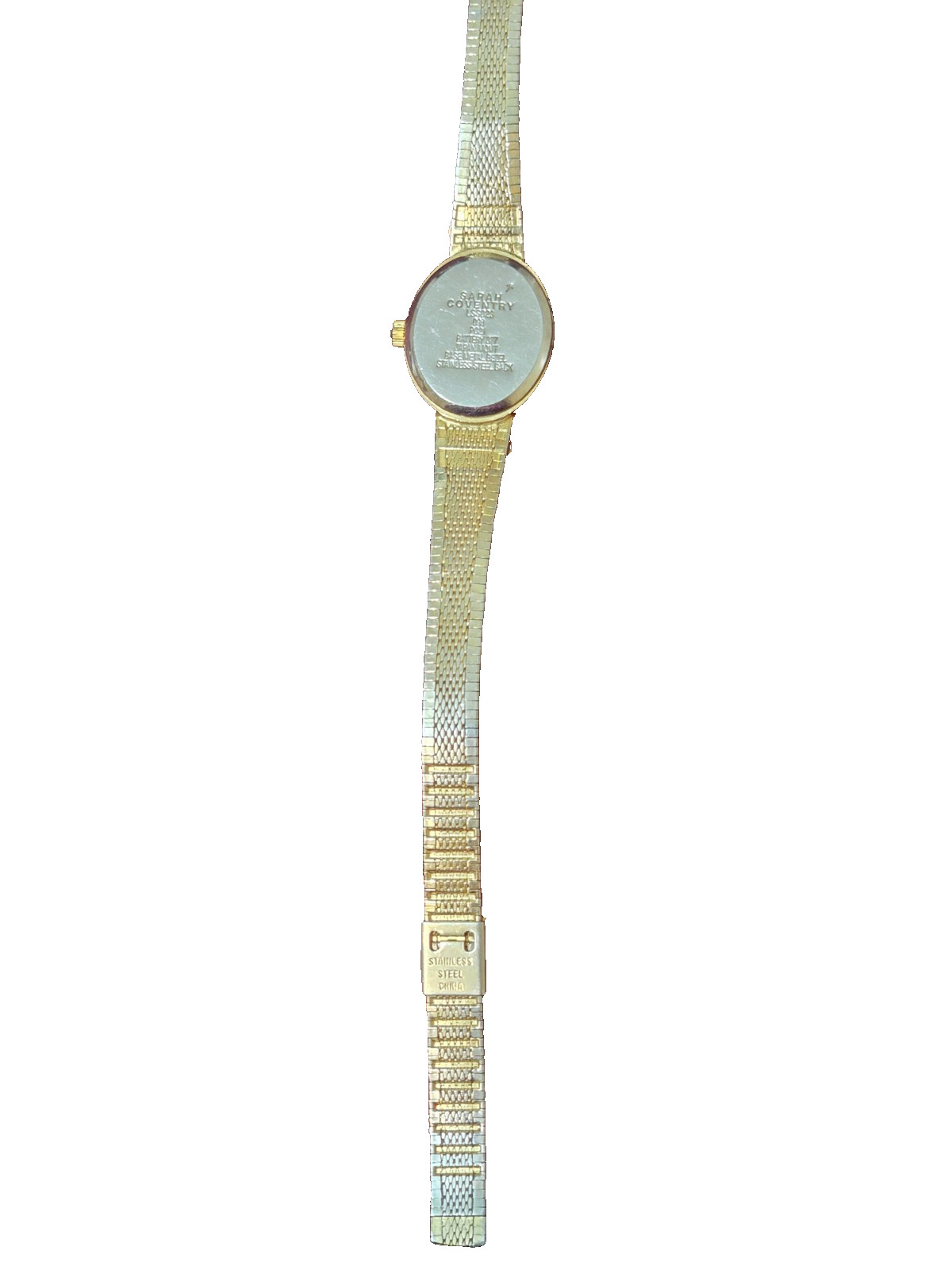Vintage Sarah Coventry Supreme Ladies 19mm Watch MZB – Gold Tone w/ Plating Wear