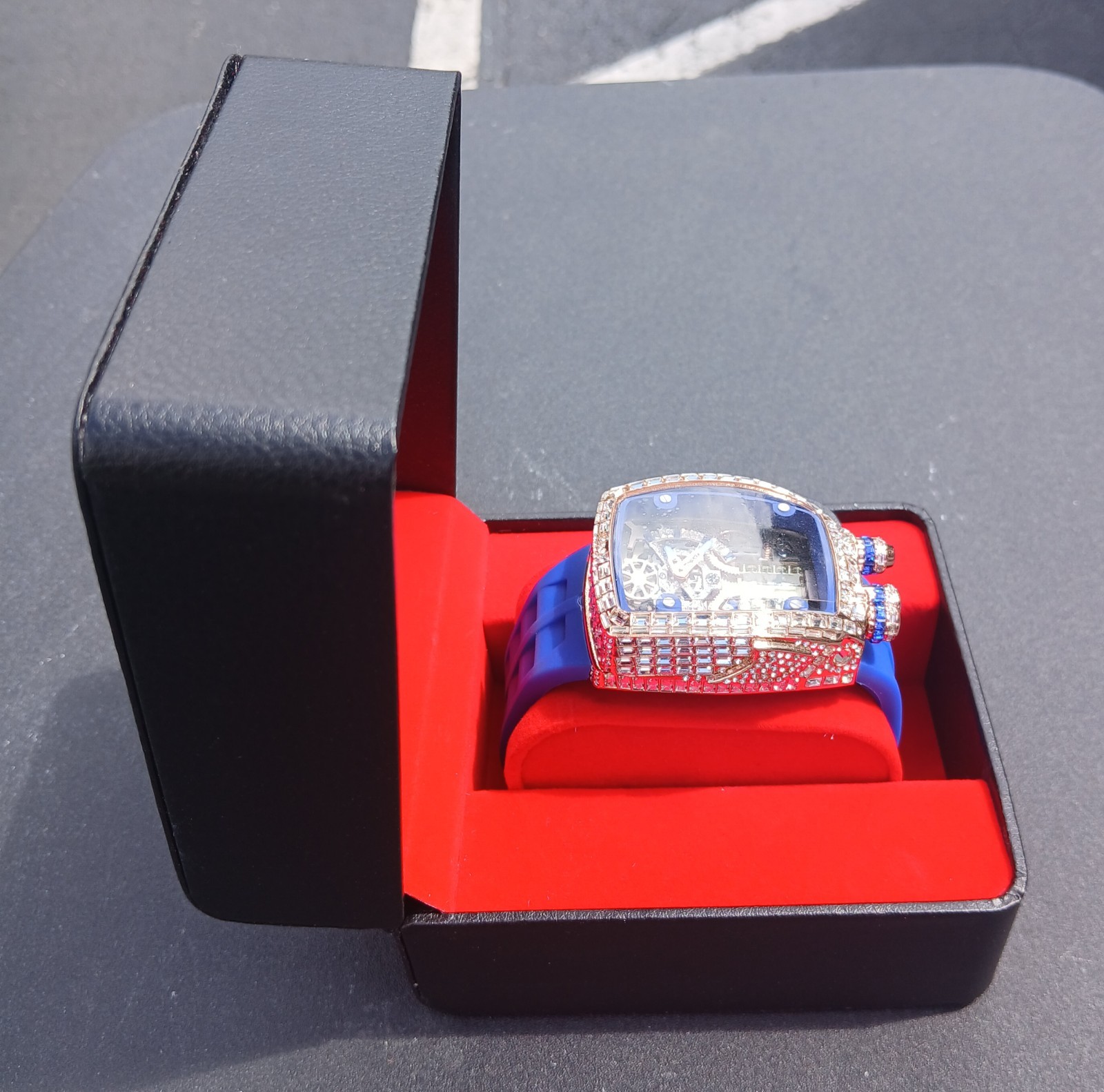 AJ’S 50MM TANK MASTER WATCH STAINLESS STEEL V.I.P 🔥 VVSCZ HANDSET BAGUETTES NEW