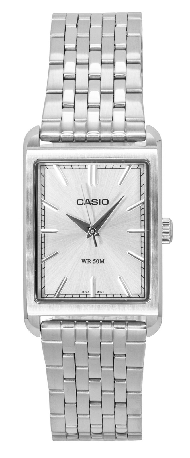 Casio Analog Stainless Steel Silver Dial Quartz MTP-B215D-7AV Men’s Watch