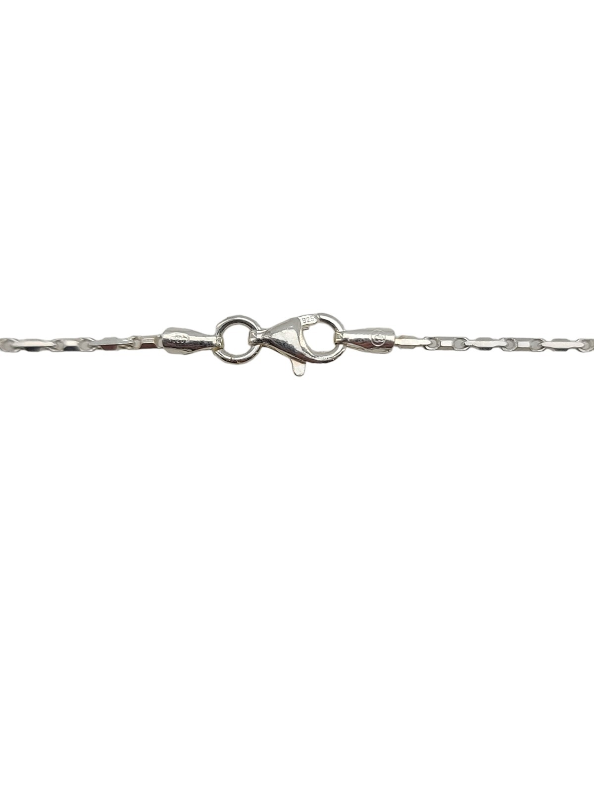 Arrow Bullet 1.2 mm Link 18″ Chain Necklace Solid Real 925 Sterling Silver NEW