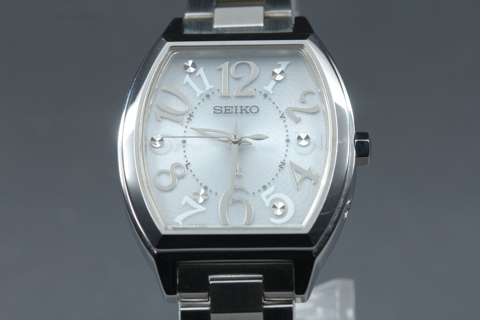 [Near MINT] Seiko Lk 3B51-0Ae0 Analog Solar Women Radio Wave Watch From JAPAN