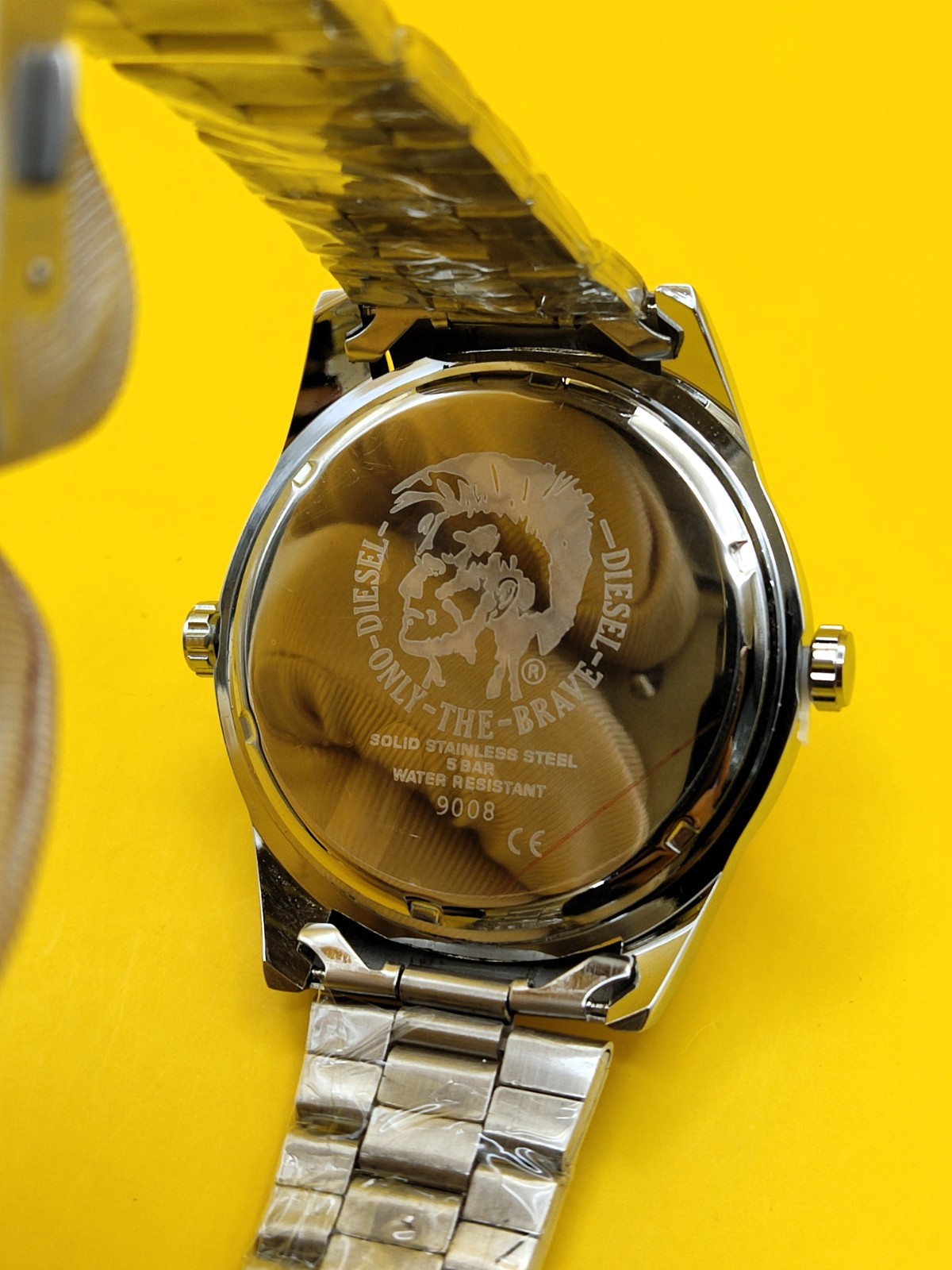 #Refurbished Diesel Only The Brave 3 Bar Dual Time Analog Men’s Wrist Watch
