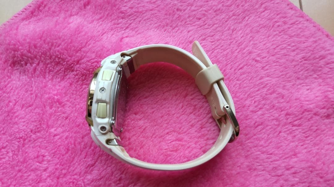 BABY-G ladies wristwatch limited model angel and devil white some scratches