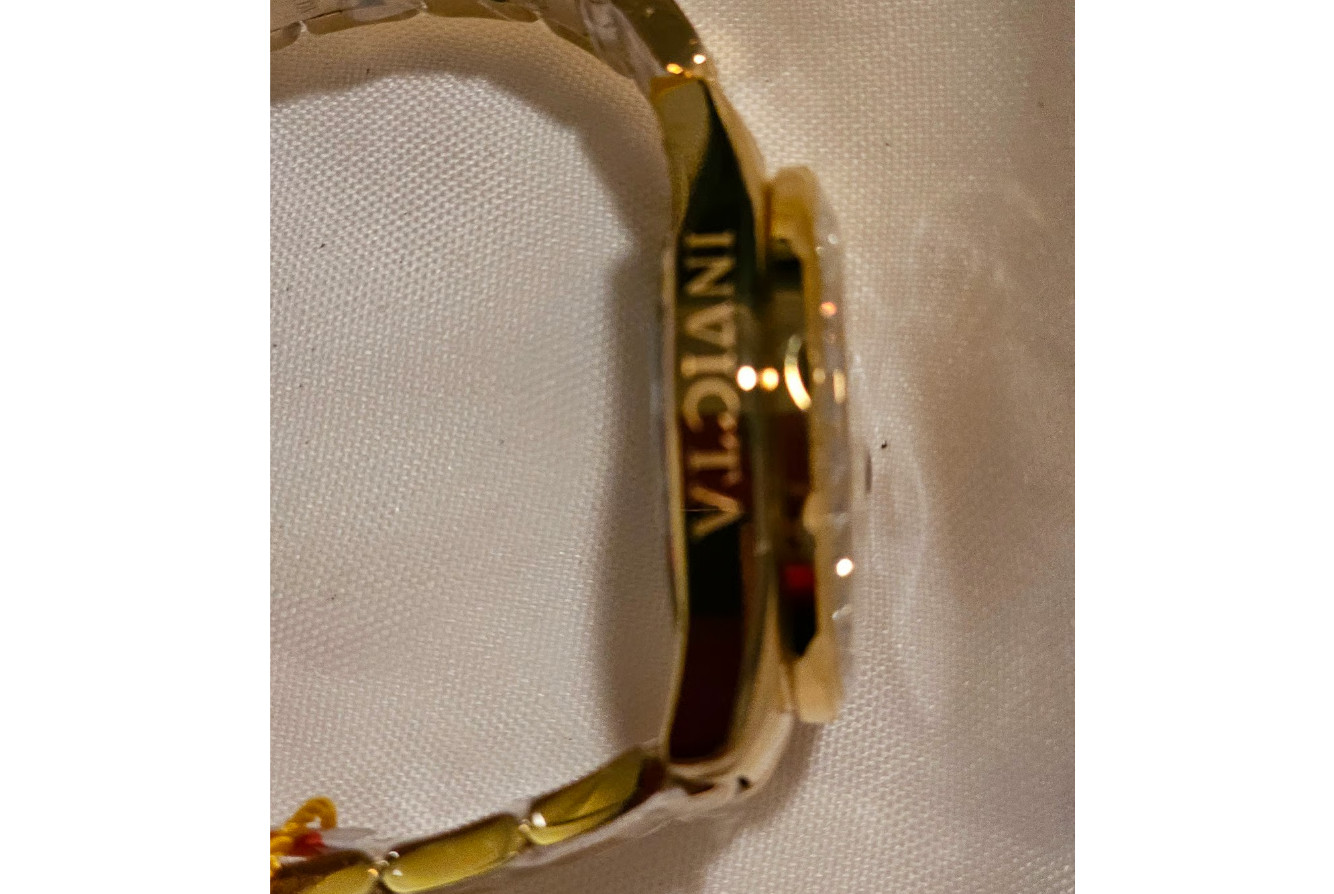Invicta Pro Diver Lady Watch 15252: 38mm Gold Tone & Crystal Accents New IN Box