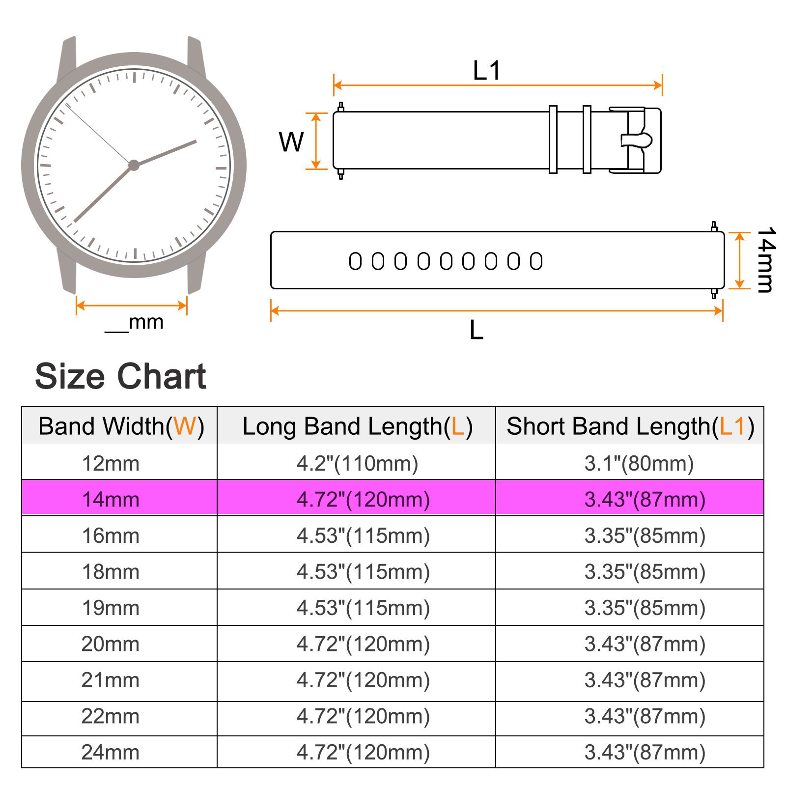 Silicone Watch Band 14mm Quick Release Watch Strap with Black Buckle Dark Red