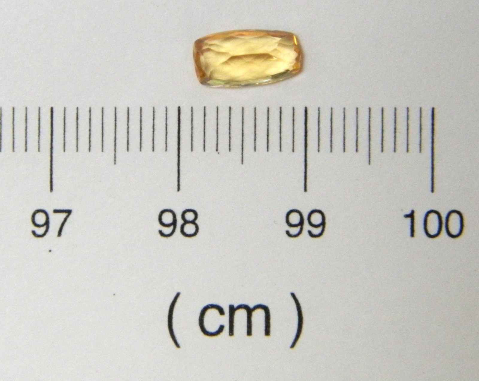 Imperial Topaz 1.12 Ct Clarity IF Cushion Cut Natural Golden Brazil I194