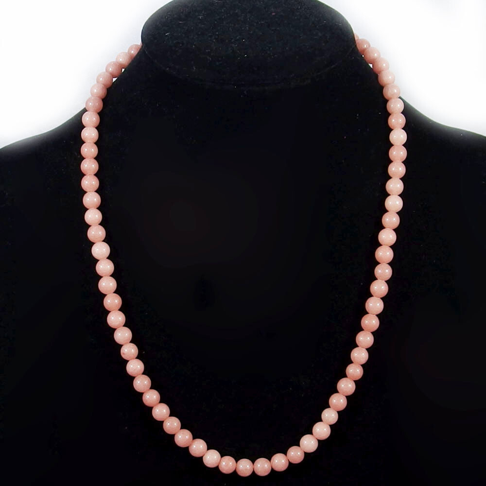 Fashion Jewelry 6mm Natural Multicolor Round Gemstone Beads Necklace 18 Inches