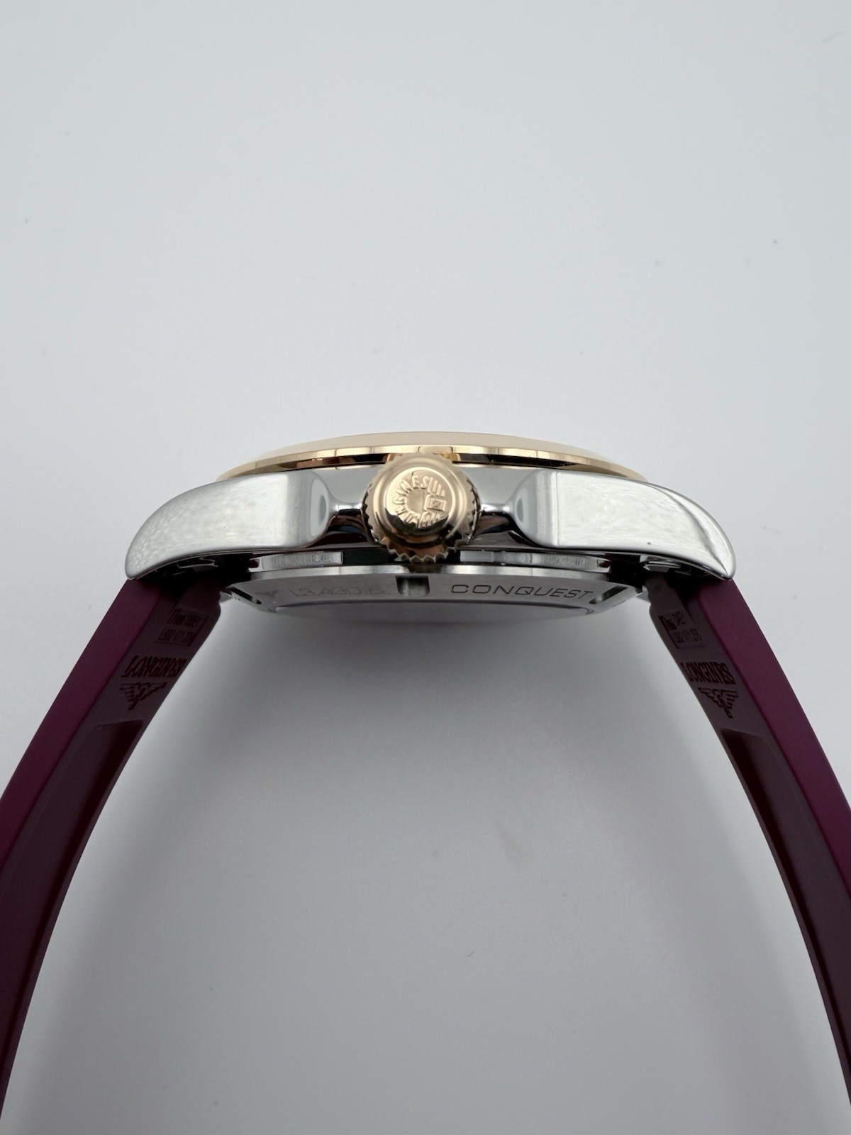 Longines Conquest Automatic Purple Dial Ladies Watch