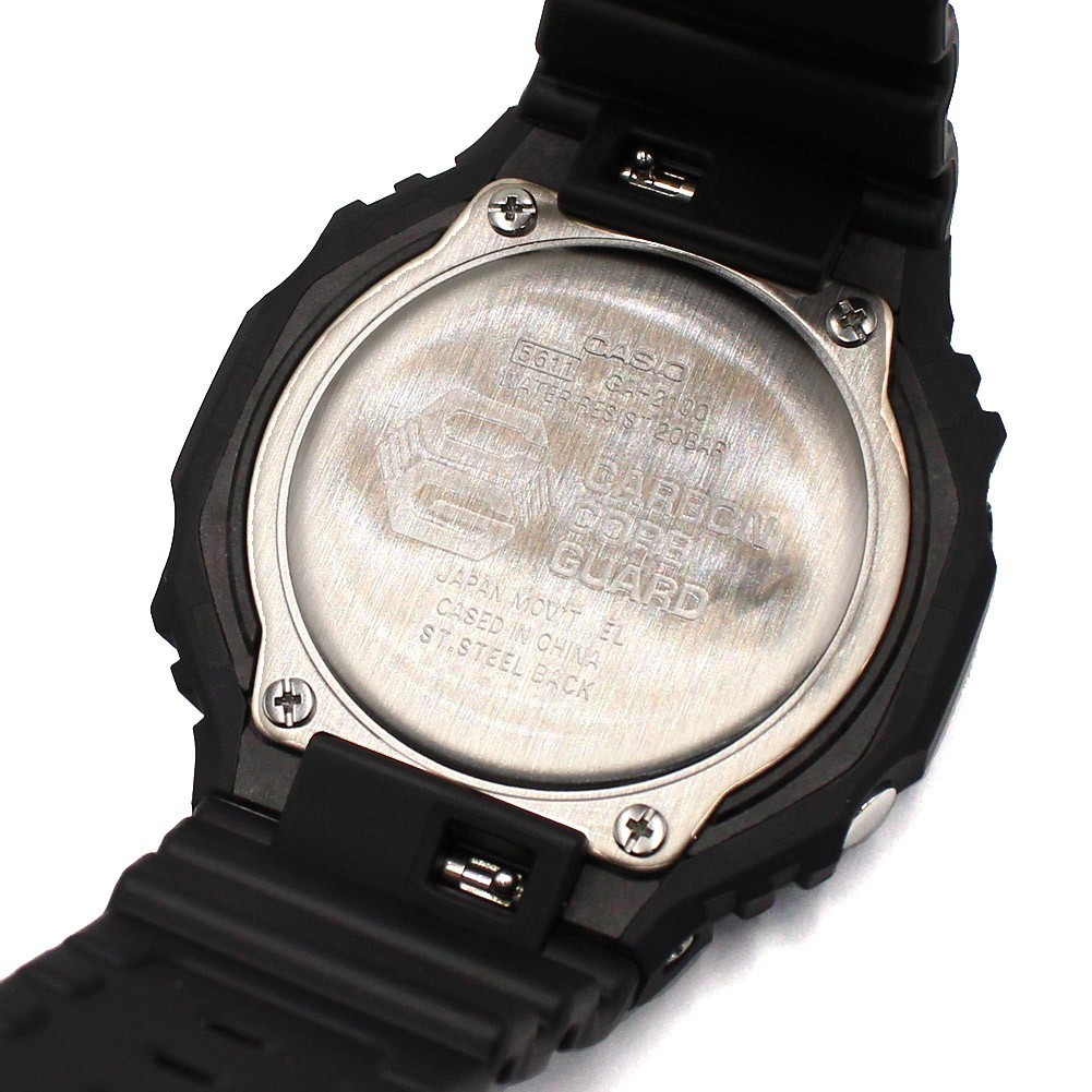 CASIO G SHOCK GA 2100 1A3DR ANALOG DIGITAL 2100 SERIES wristwatch for men