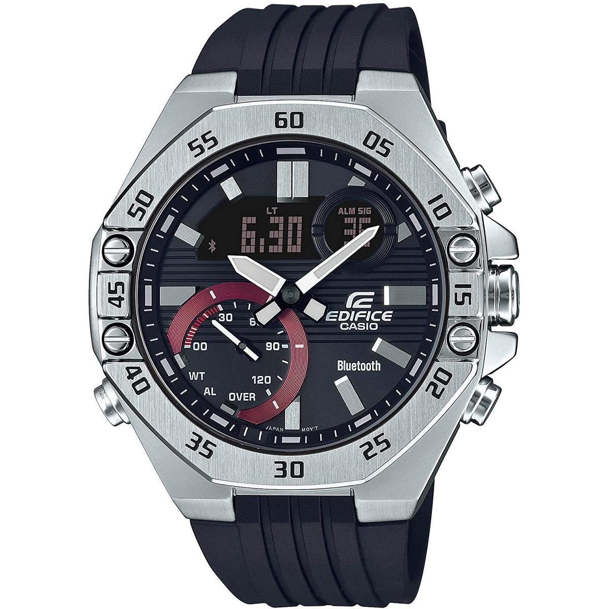 Casio EDIFICE ECB10P-1A Smartphone Link Blue 100m Stainless Steel Men’s Watch