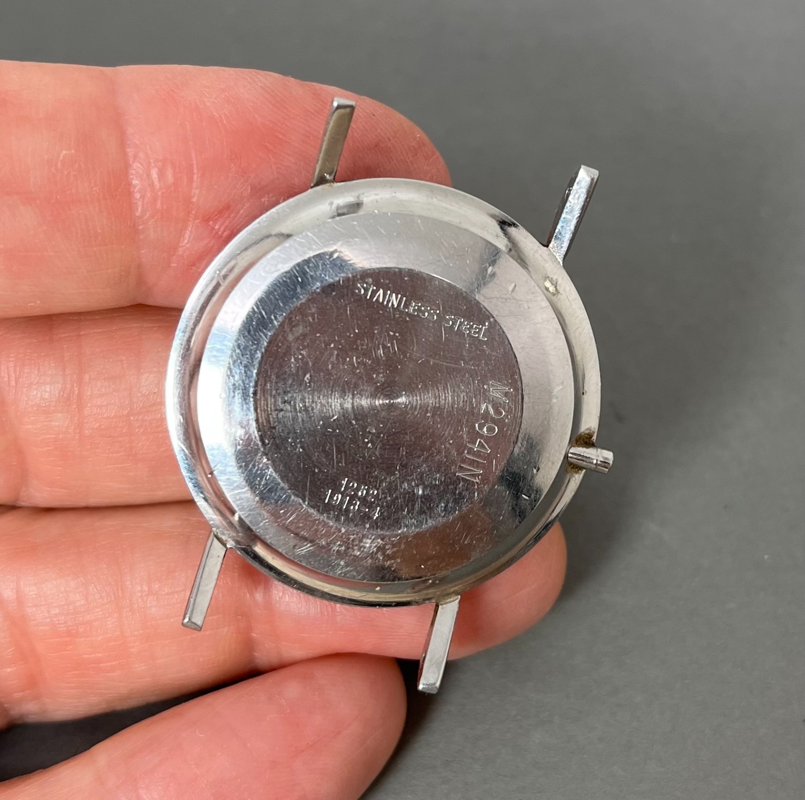 Vintage Wyler Incaflex 17j Stainless cal. WH27 Manual Wind 34mm Estate Watch