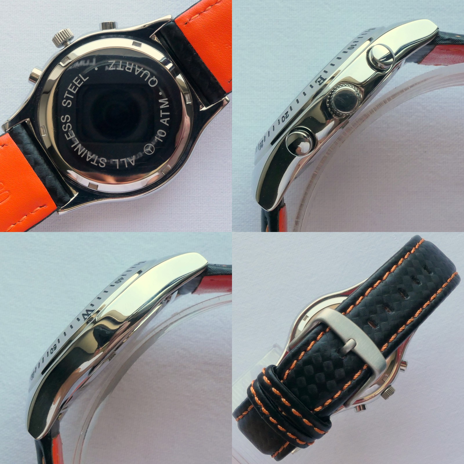 Mercedes Benz AMG Motorsport Racing Car Accessory Sport Design Chronograph Watch