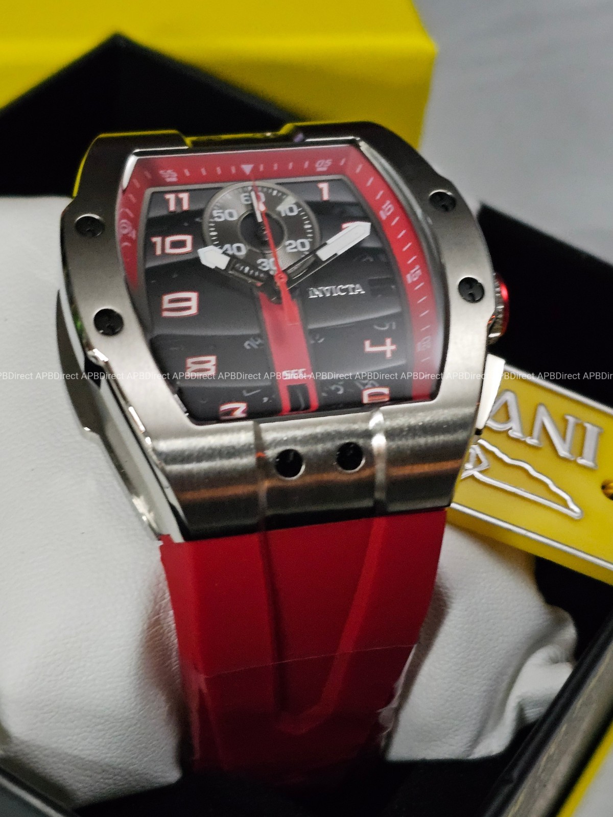 Invicta – Next Gen – DIABLO S1 Rally Black / Red – Racing Collection mens watch