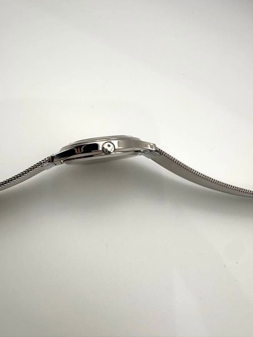 Aureole SW-377M Quartz Silver Stainless Steel Watch Japan