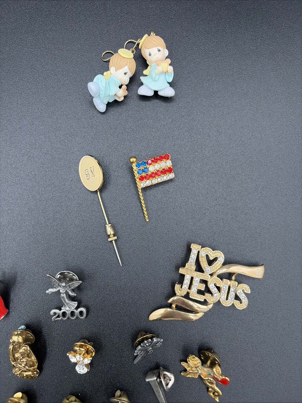 Vintage Lapel Pin Lot And Miscellaneous Jewelry Pieces – Faith Patriotic Health