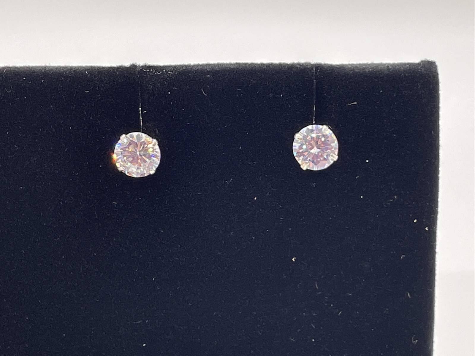 Set of 3Pairs (RD4mm, 5mm and 6mm) Sterling Silver Stud Earrings