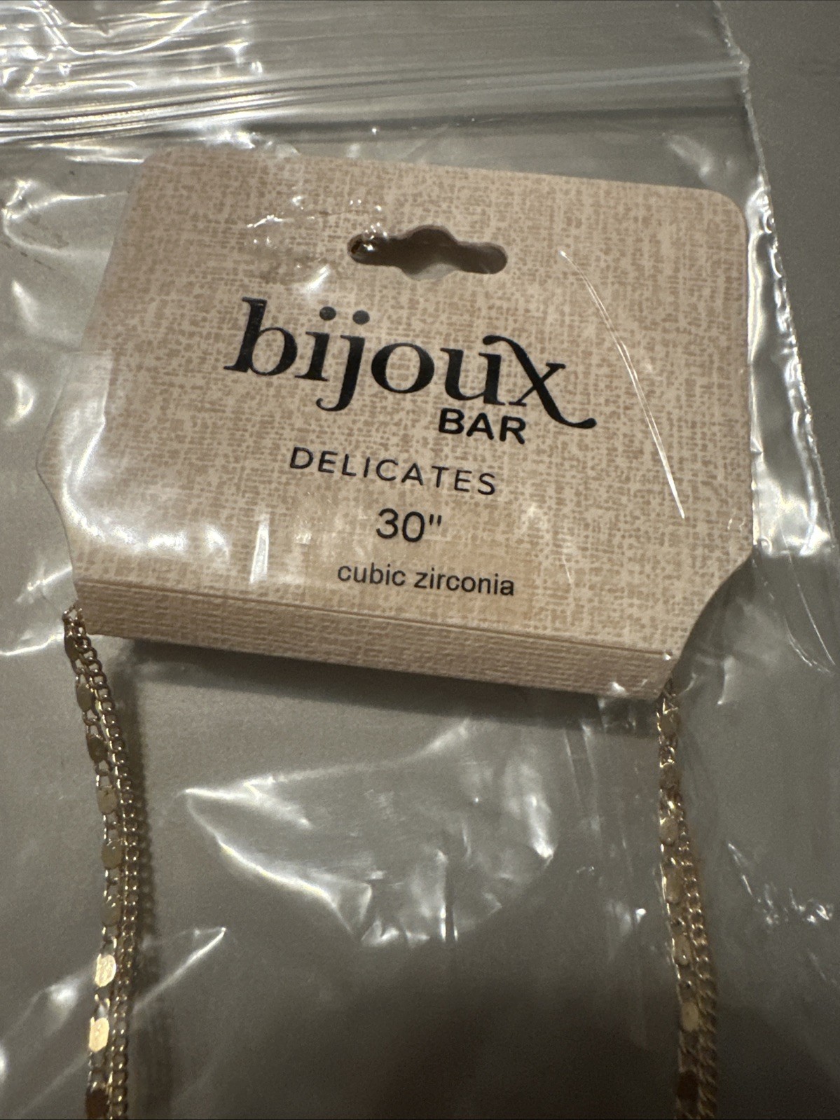 Bijoux Bar Delicates Women’s Gold 30 Inch Necklace New
