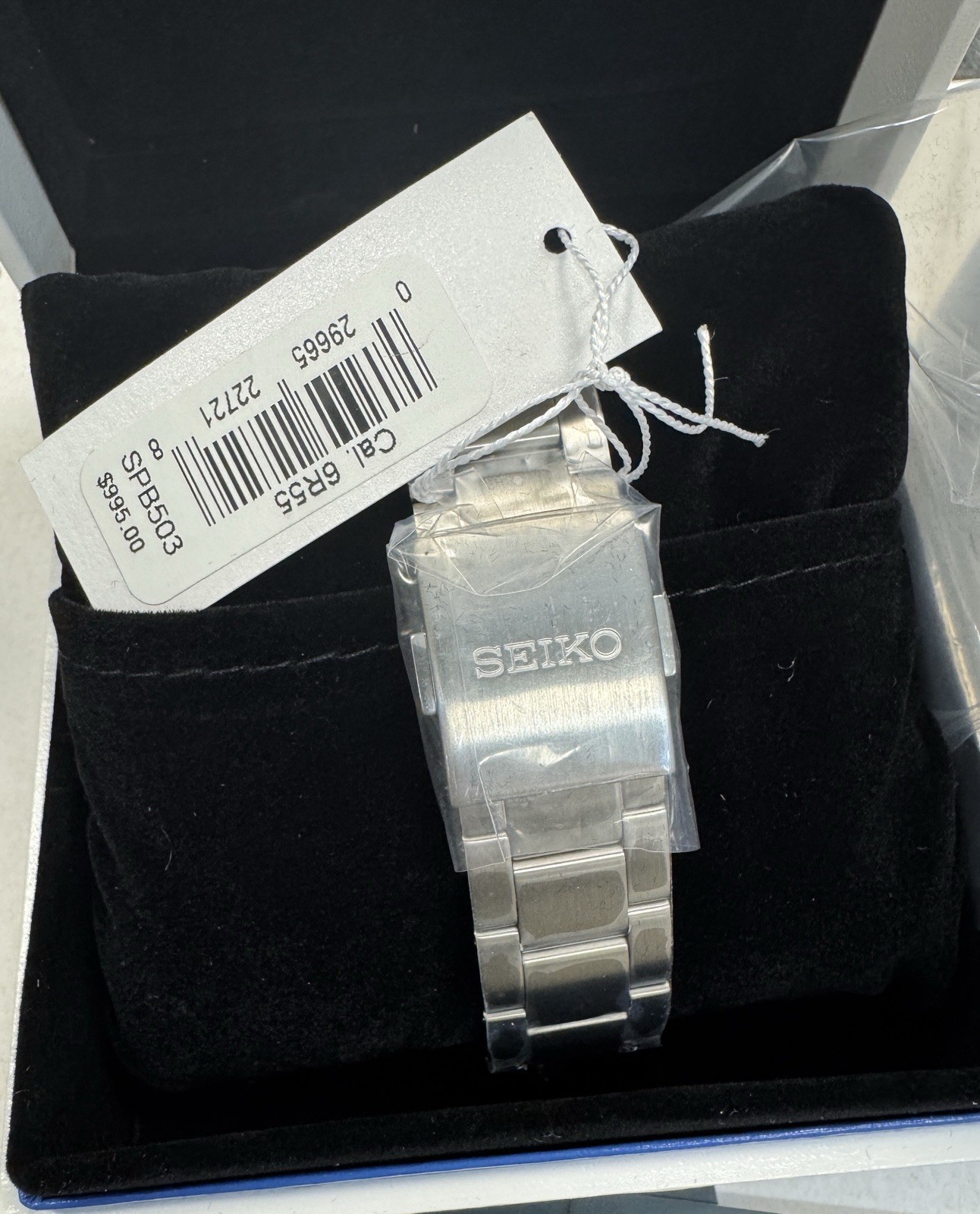Seiko Prospex Alpinist Teal Dial Steel Bracelet Watch SPB503 New With Tag Japan