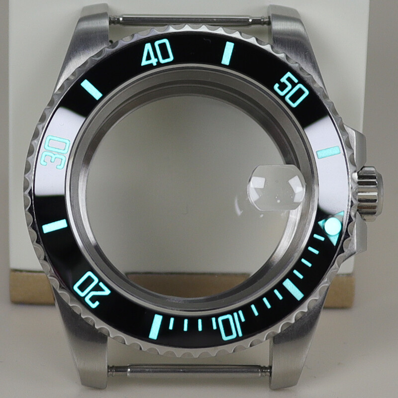 40mm Diver Watch Case 3C Luminous Ceramic Bezel Seiko Nh35/36 8215 2824 Movement