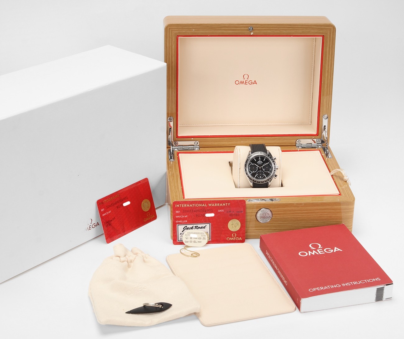 Omega Speedmaster Racing 40mm 326.32.40.50.01.001 Unpolished Full Set 2020