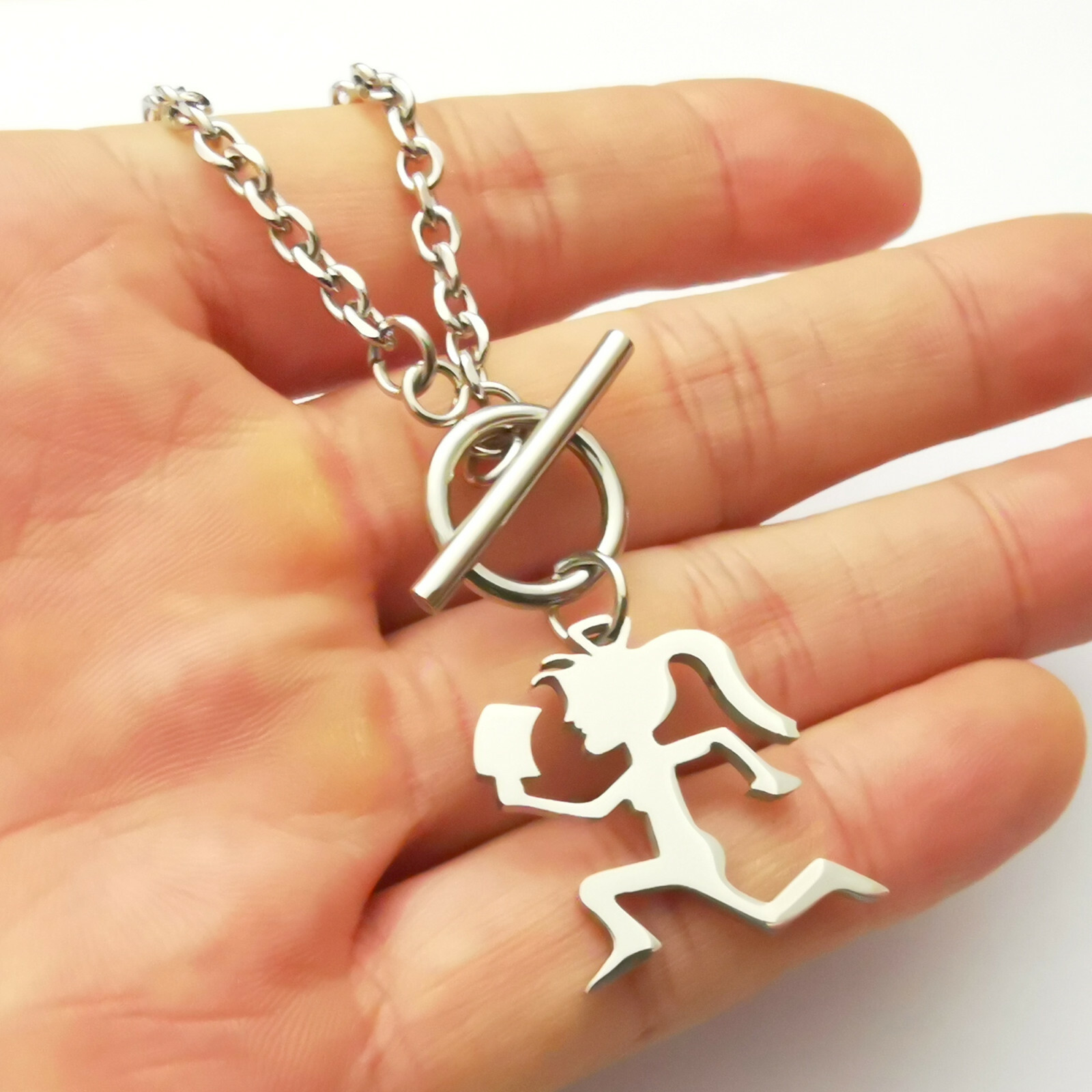 Insane Clown Posse Toggle Clasp hatchemtan Juggalette necklace pendant 16-40inch