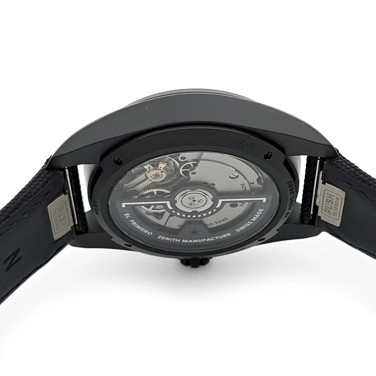 ZENITH 49.4000.3620/21.I001 Black Case Size 40mm Men’s Used Watch #71015