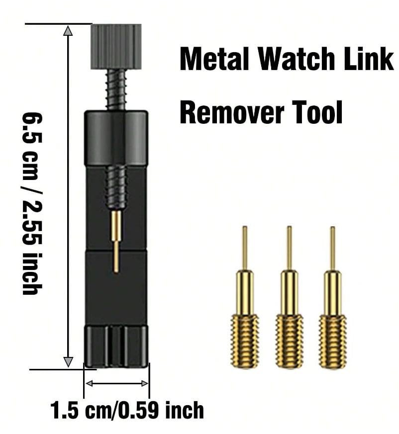 2 Pack Watch Link Removal Kit, Watch Band Tool Repair Kit, Resizing Tool for …