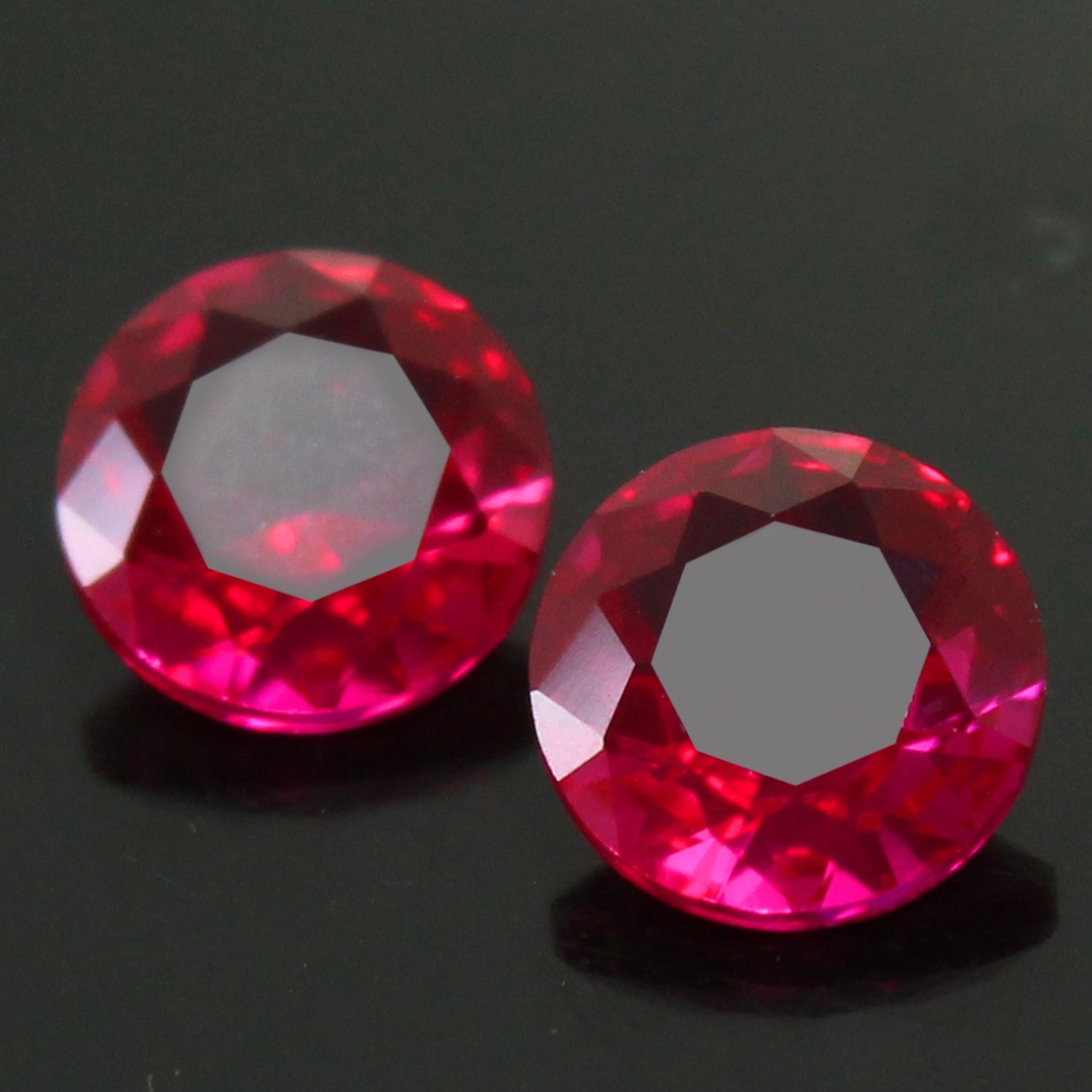 Natural Certified Mogok Pigeon Blood Red Ruby 9.00 MM Round Pair Loose Gemstone