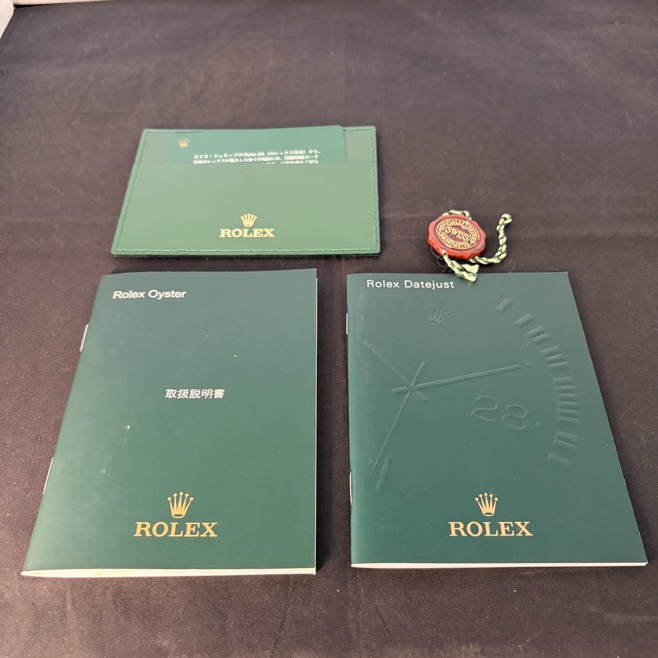 ROLEX Watch Box Case 39139.64 Booklet of DATEJUST(2007) 100%Authentic YZ8821