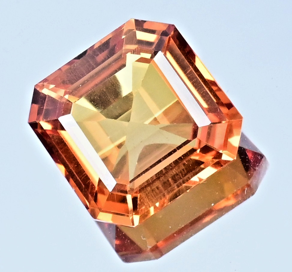 14.85 Ct Natural Sri Lanka Padparadscha Sapphire Certified Flawless Cut Gemstone