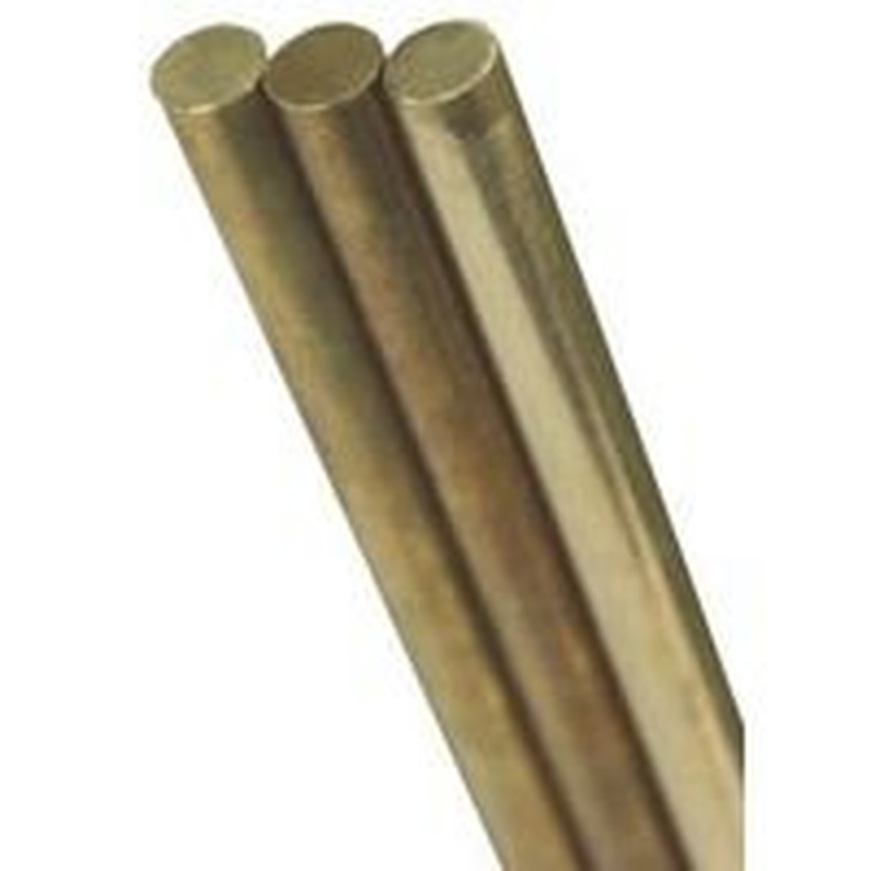 K&S Solid Rod 3/16″ D X 12″ L Brass Carded